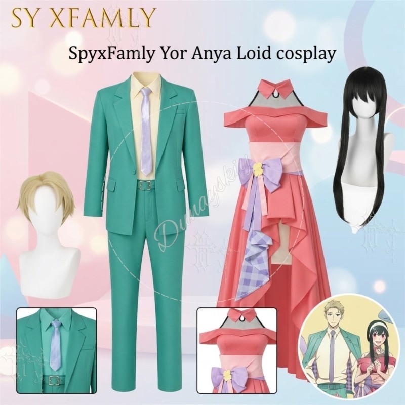 Anime Cosplay Yor Forger - Костюм для косплея по аниме «Шпионские