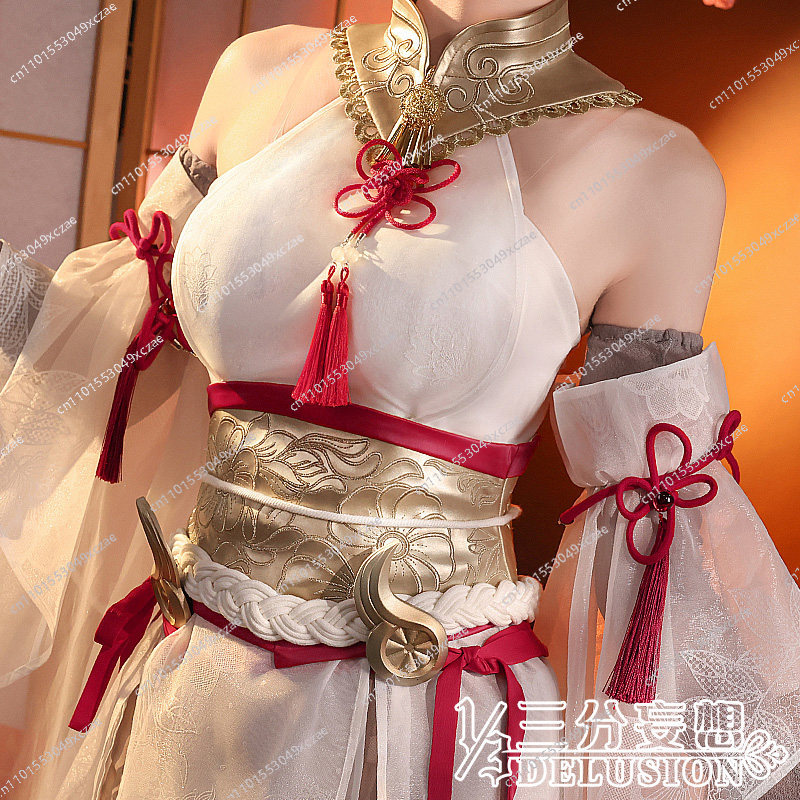 Anime Cosplay Anime - Костюм для косплея Naraka: Bladepoint, белый