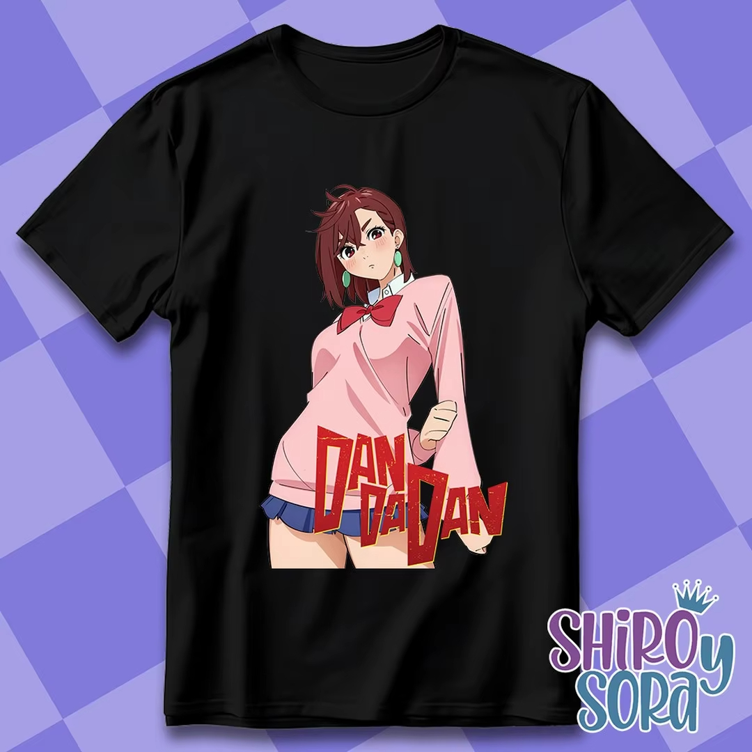 Anime Cosplay Title - Лето 2026, футболка Dandadan, черная, с