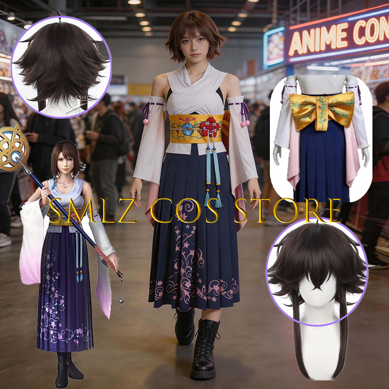 Anime Cosplay Dress - Костюм для косплея Yuna из FF10