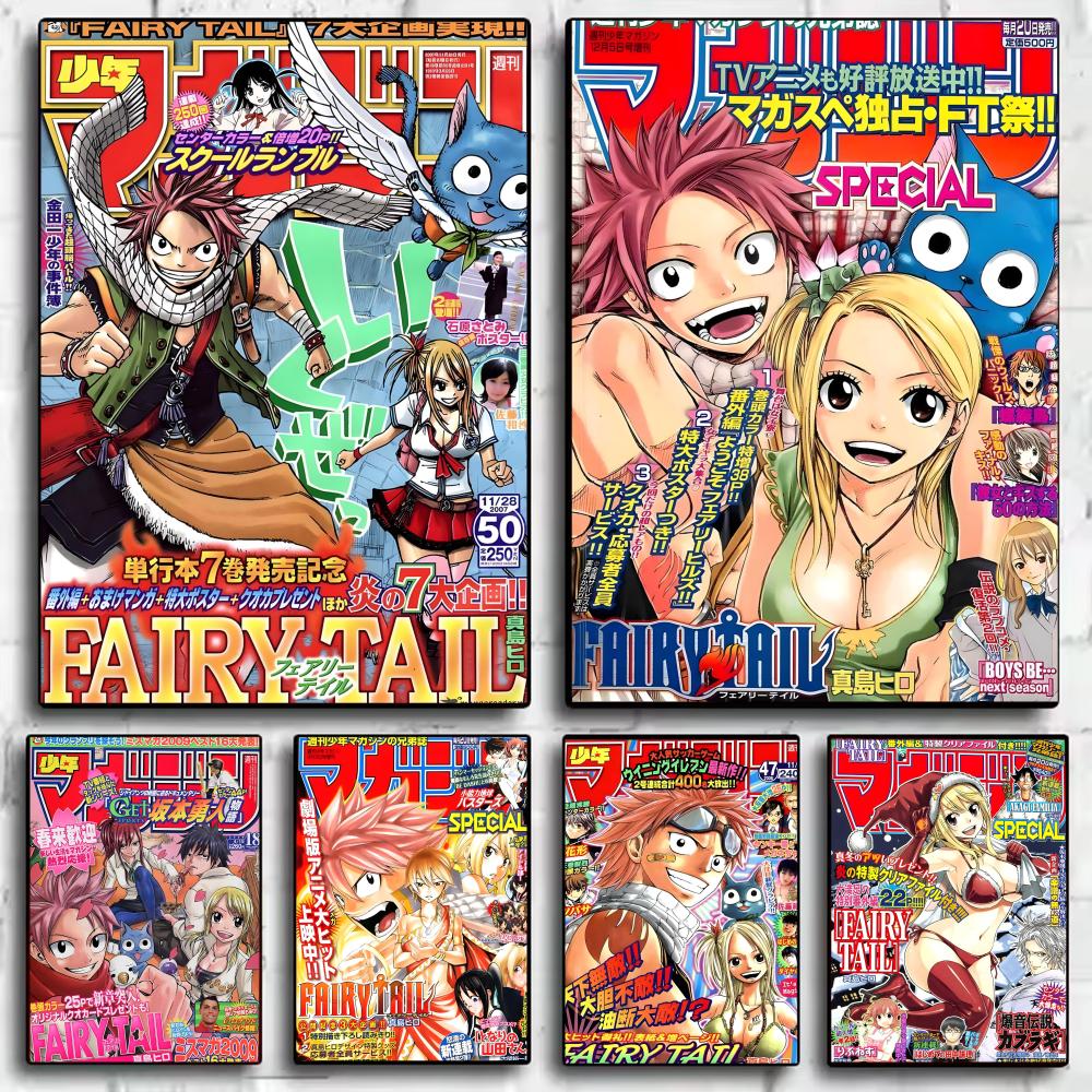 Anime Cosplay Wallpaper - F-Fairy Tail аниме постер наклейки HD