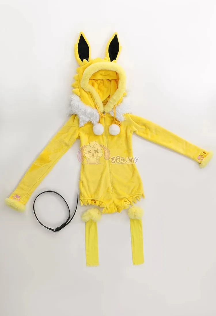 Anime Cosplay Bunny - Сексуальное боди с глубоким V-образным вырезом