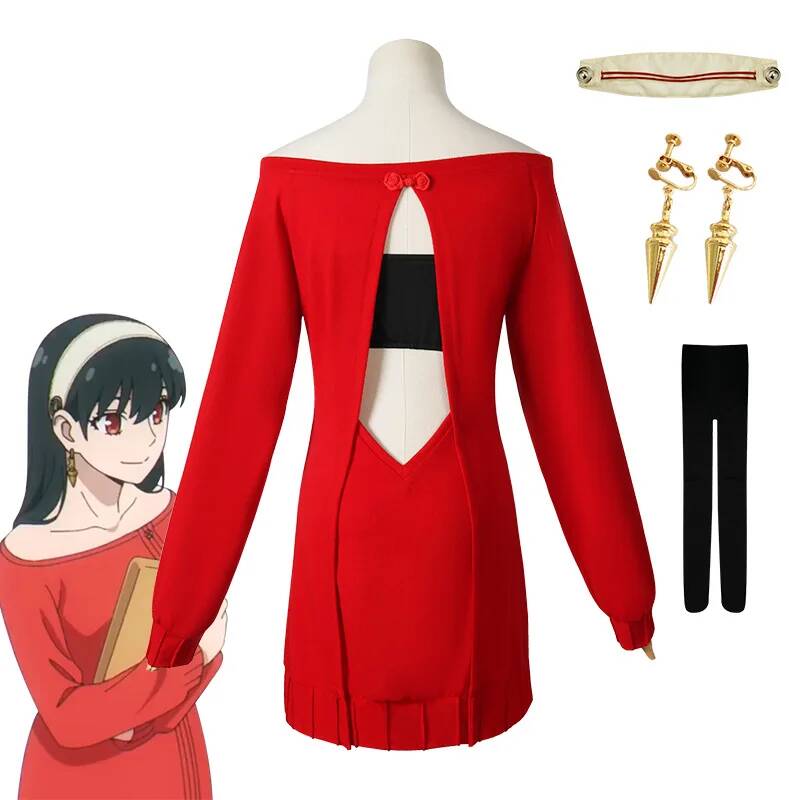 Anime Cosplay Yor Forger - Костюм для косплея из аниме FAMILY: