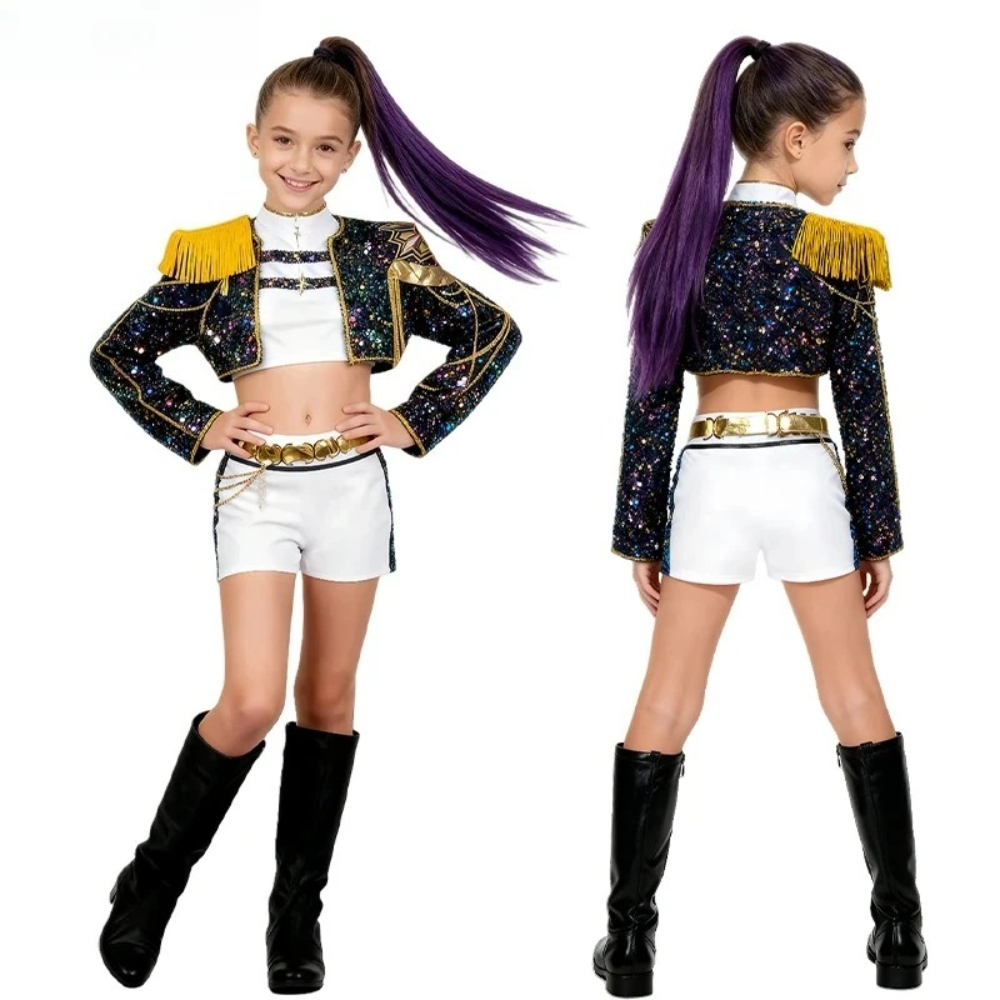 Anime Zoey Cosplay - Новый воин K Pop Маскировка Костюм