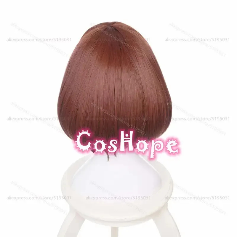 Cosplay Anime N - Женский короткий парик-каре OCHACO URARAKA, коричневый,