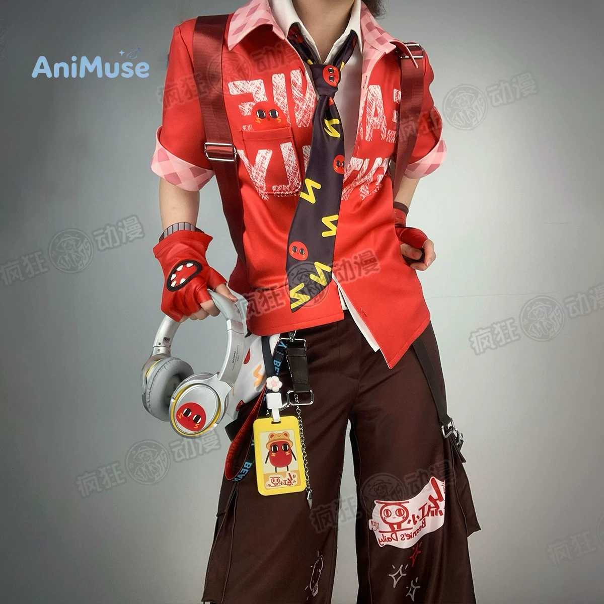 Anime Cosplay Red - Игра Identity V: Огненный детектив Флориан