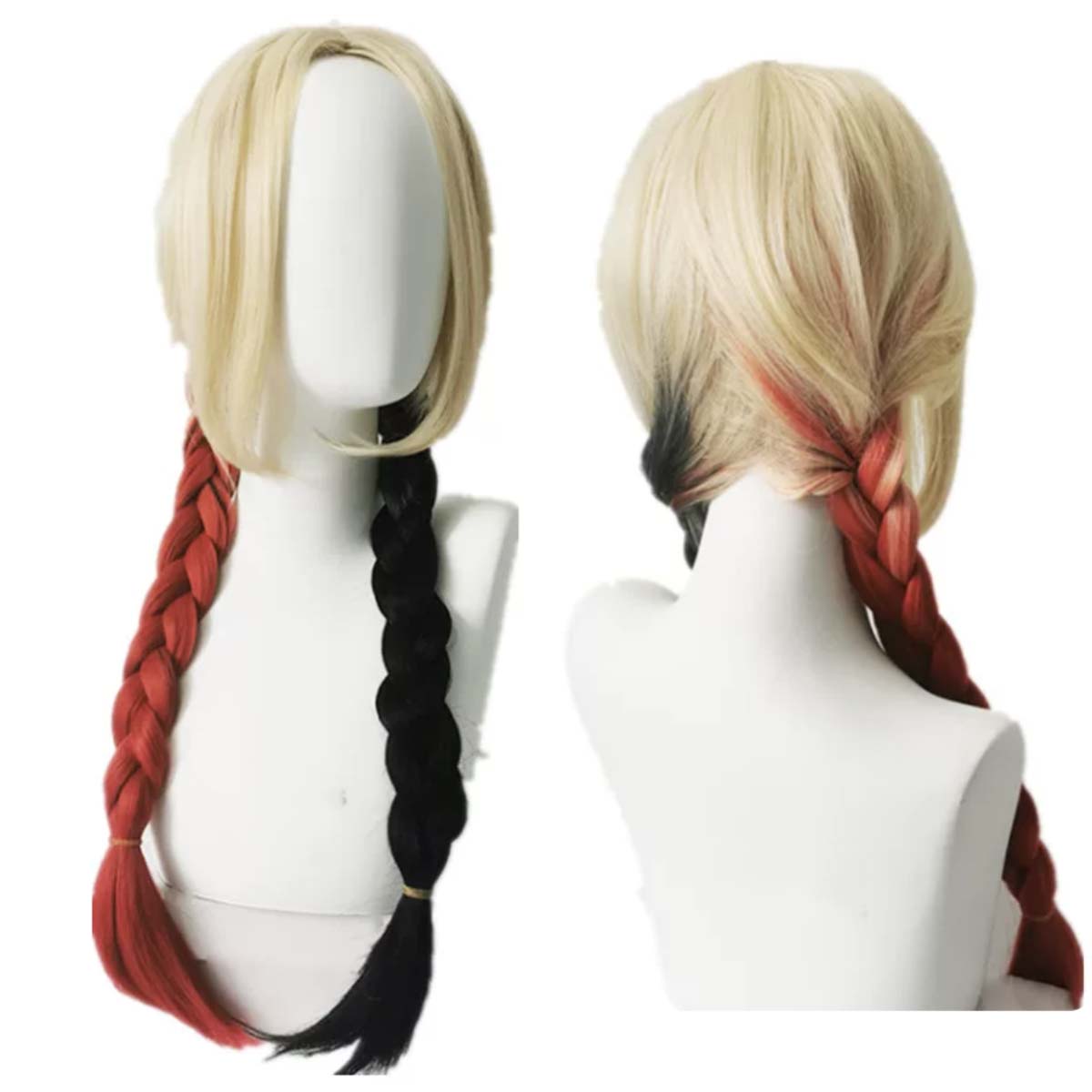 Anime Harley Quinn Cosplay - Женский парик для косплея Харли Квинн,