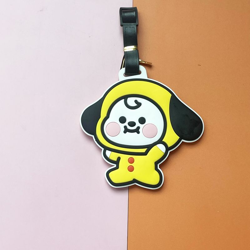 Anime Cosplay Girl Name - Аниме-багажные бирки BT21: милые идентификационные бирки