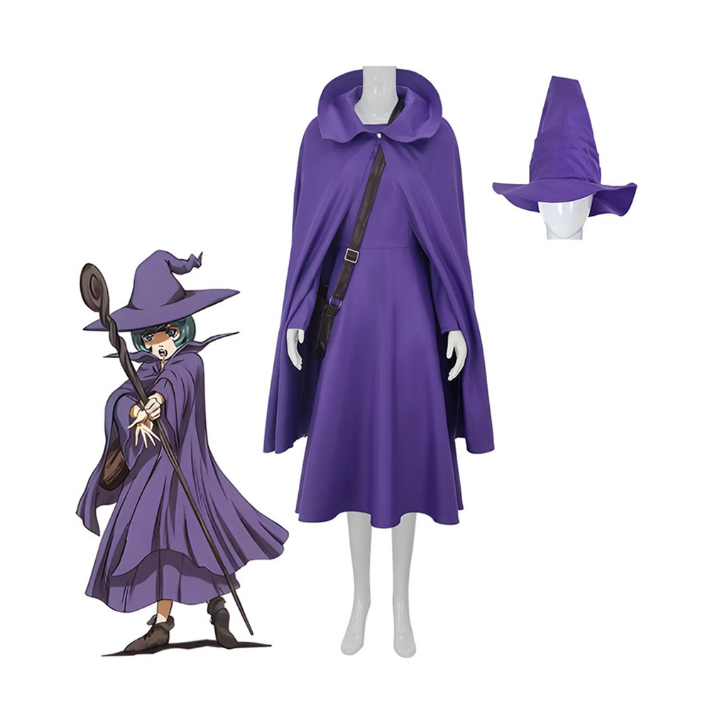 Anime Cosplay Little Girl - Платье-накидка Berserk Schierke с шляпой и