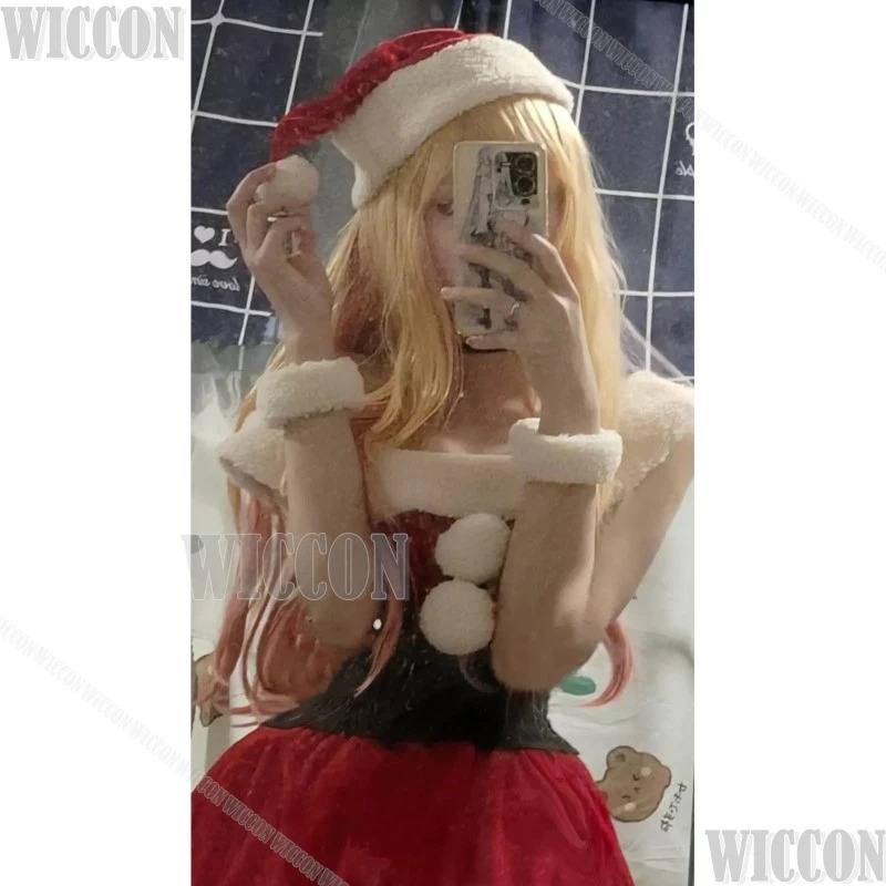 Anime Cosplay Girl Name - Рождественский красный Китагава Марин Косплей Аниме