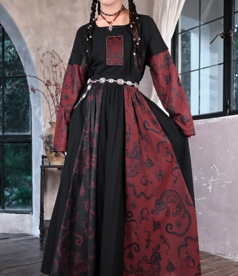 Anime Cosplay Red - Новая улучшенная длинная юбка Guofeng Guofeng