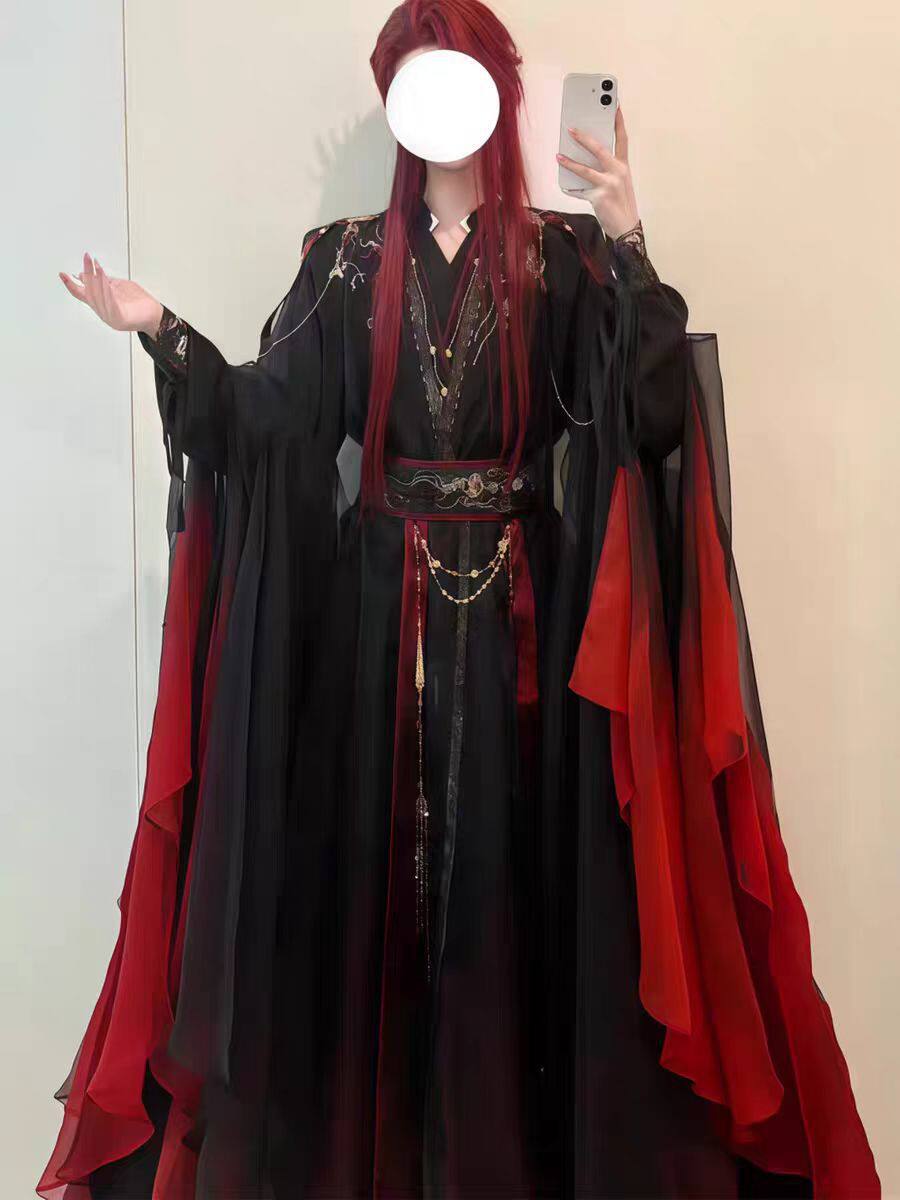 Унисекс-костюм в древнекитайск – обзор и цена Anime Cosplay Red