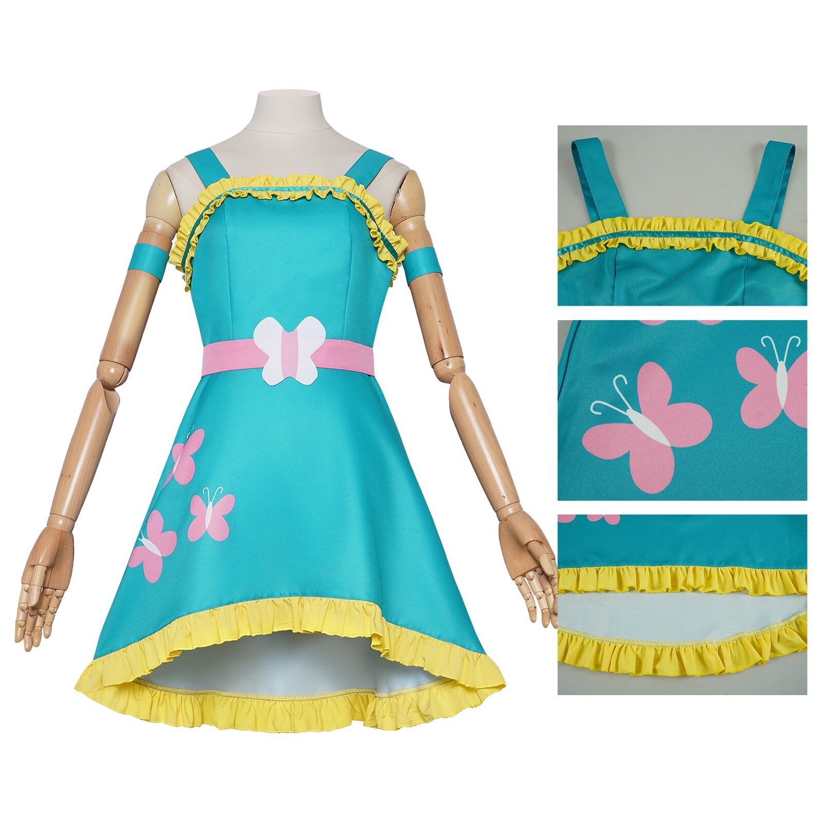Костюм для косплея Флаттершай  – обзор и цена Anime Cosplay Little Girl