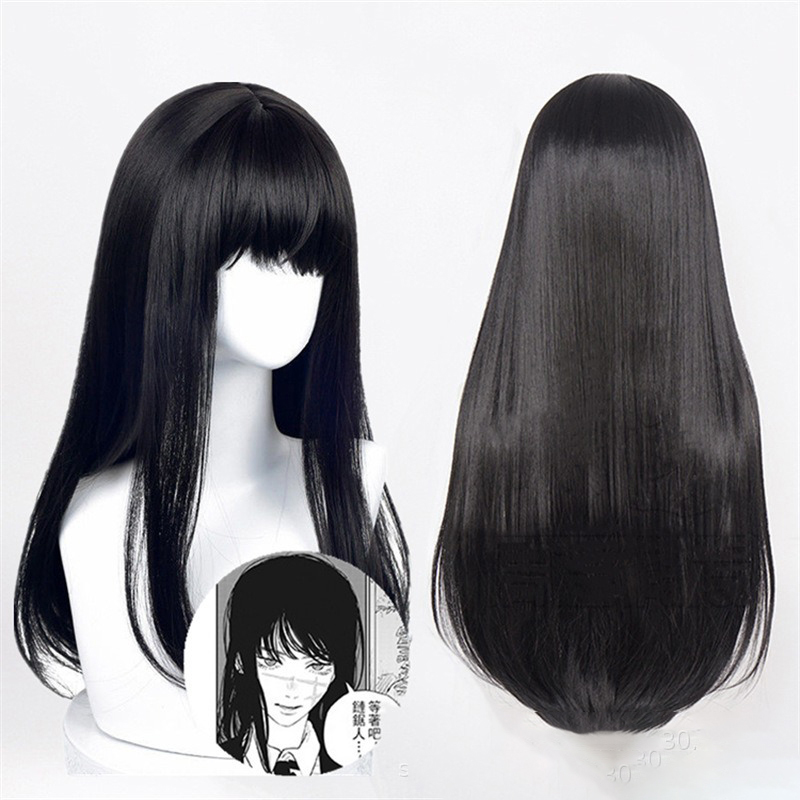 Аниме «Человек-бензопила 2, гл – обзор и цена Anime Cosplay Long Black Hair