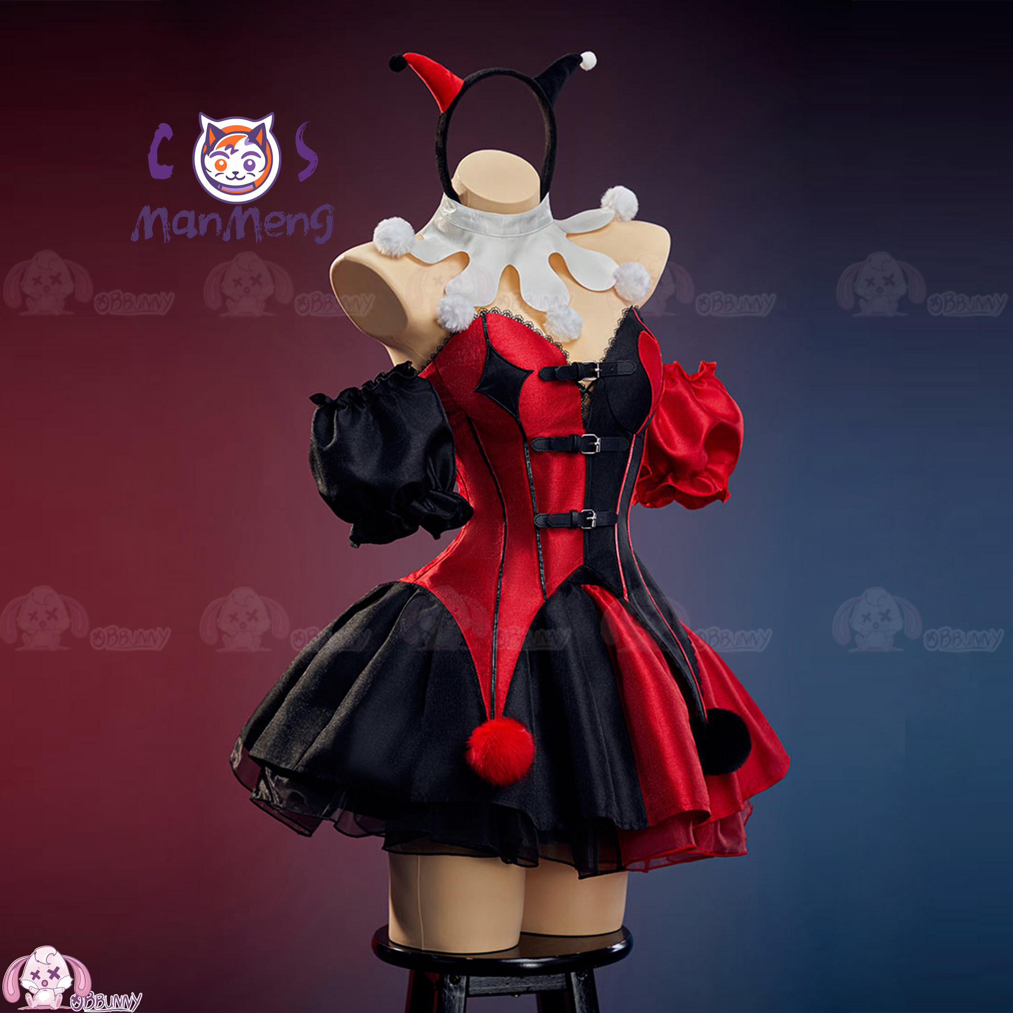 Новая готическая юбка-клоун в  – обзор и цена Anime Cosplay Red