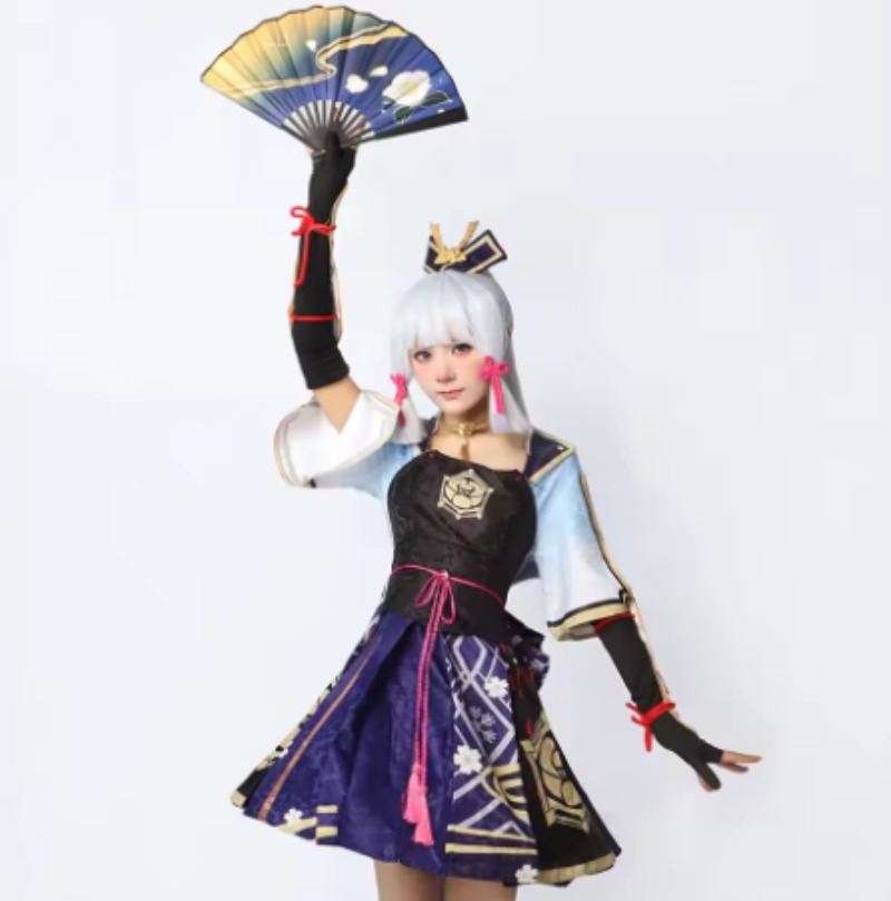 Камисато Аяка Косплей Kostüm S – обзор и цена Anime Cosplay Dress