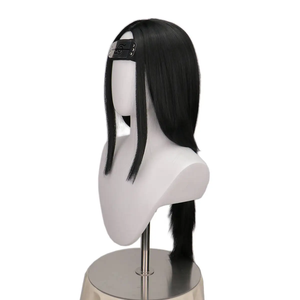 Новый термостойкий парик из си – обзор и цена Anime Cosplay Long Black Hair