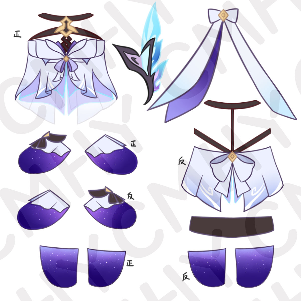 Игра Genshin Impact Skirk Cat, – обзор и цена Anime Cosplay Dress