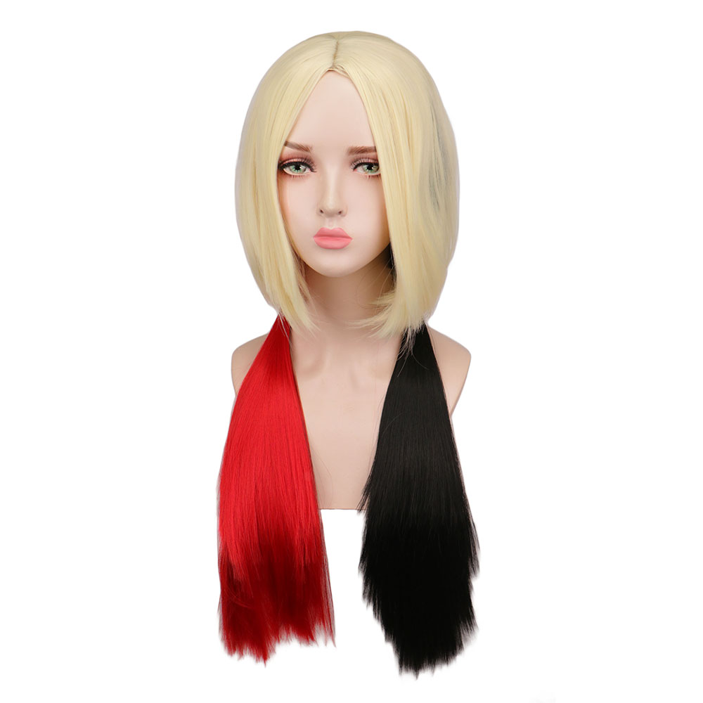 Новинка 2021, ренеэхо парик Ха – обзор и цена Anime Harley Quinn Cosplay
