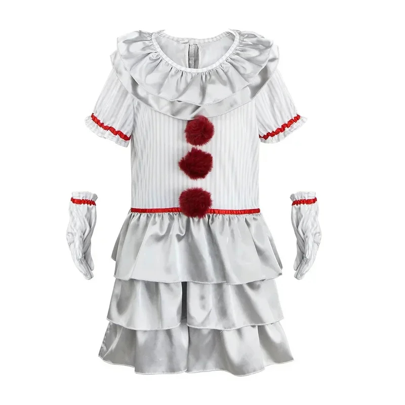 Костюм Пеннивайза для девочек  – обзор и цена Anime Cosplay Little Girl