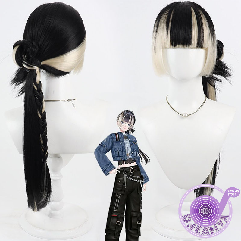 Парик для косплея Juufuutei Ra – обзор и цена Anime Cosplay Long Black Hair