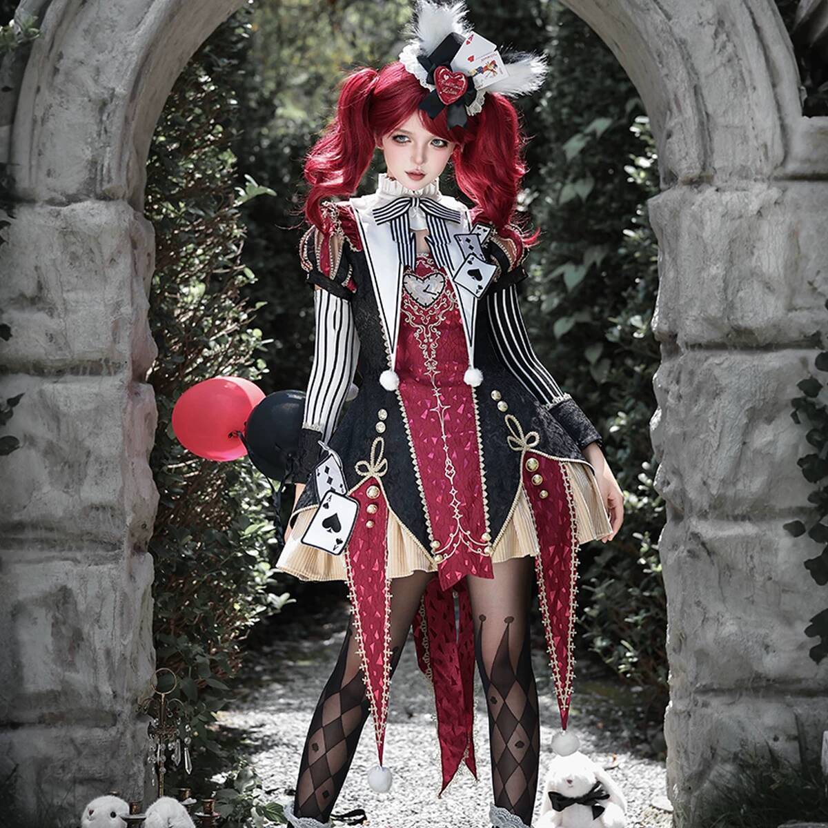 Новое платье «Цирковой маньяк» – обзор и цена Anime Cosplay Red