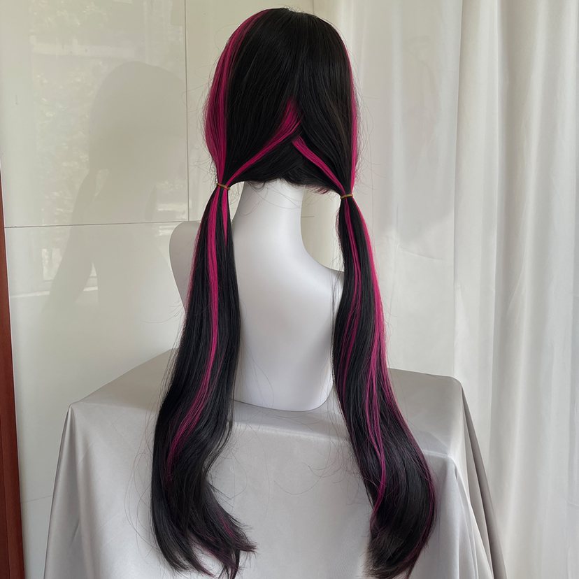 Высококачественный парик для к – обзор и цена Anime Cosplay Long Black Hair