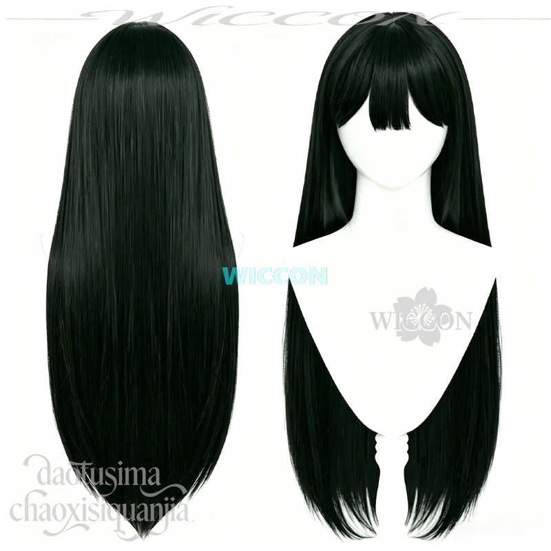 Аниме-парик для косплея в стил – обзор и цена Anime Cosplay Long Black Hair