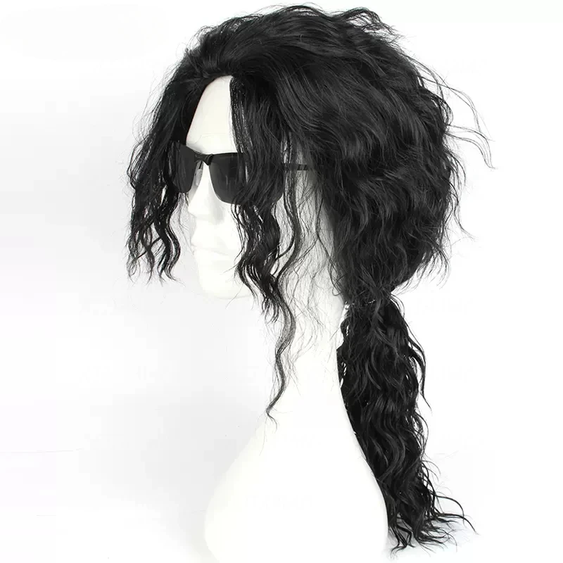 Аниме-парик для косплея Майкла – обзор и цена Anime Cosplay Long Black Hair